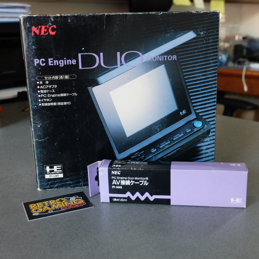 Pc Engine Duo Monitor + AV Cable