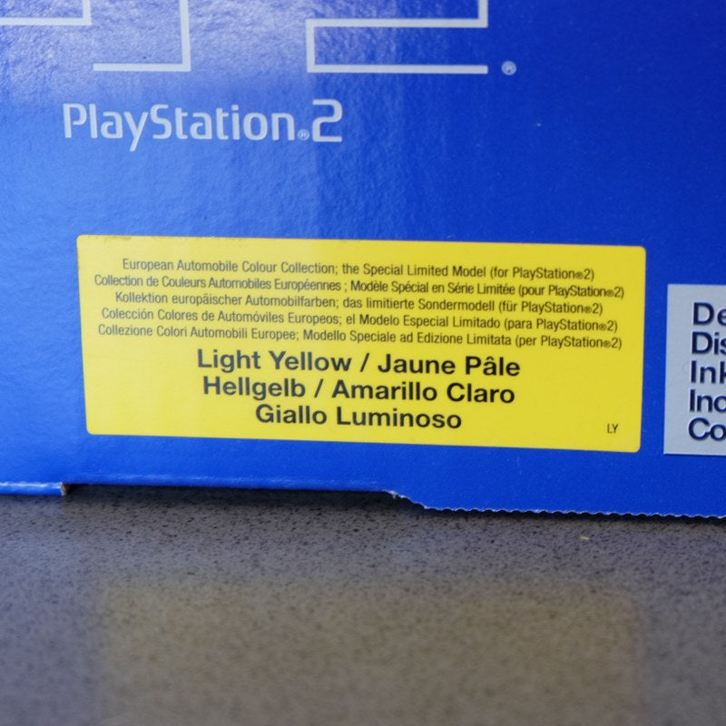 Playstation 2 European Automobile Colour Collection Light Yellow Nuova