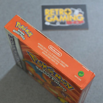 Pokémon Rosso Fuoco Per Game Boy Advance (GBA) – Originale Italiano PAL – Perfetto E Funzionante