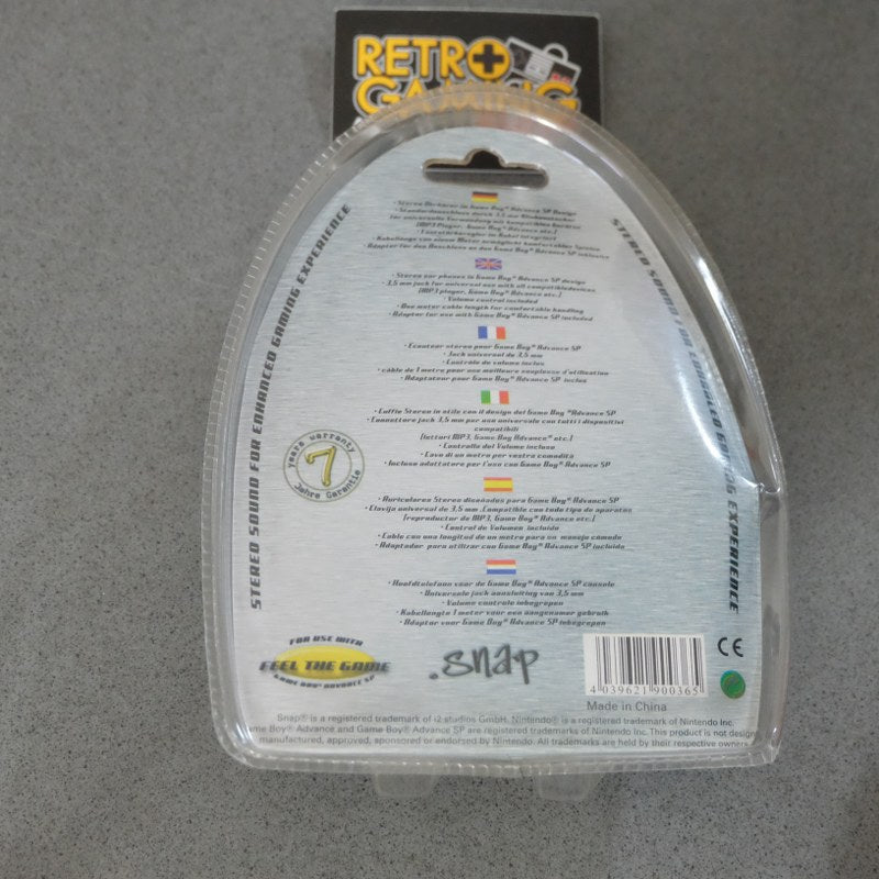 Vendita Snap Cuffie Game Boy Adavnce SP - Retrogaming Shop