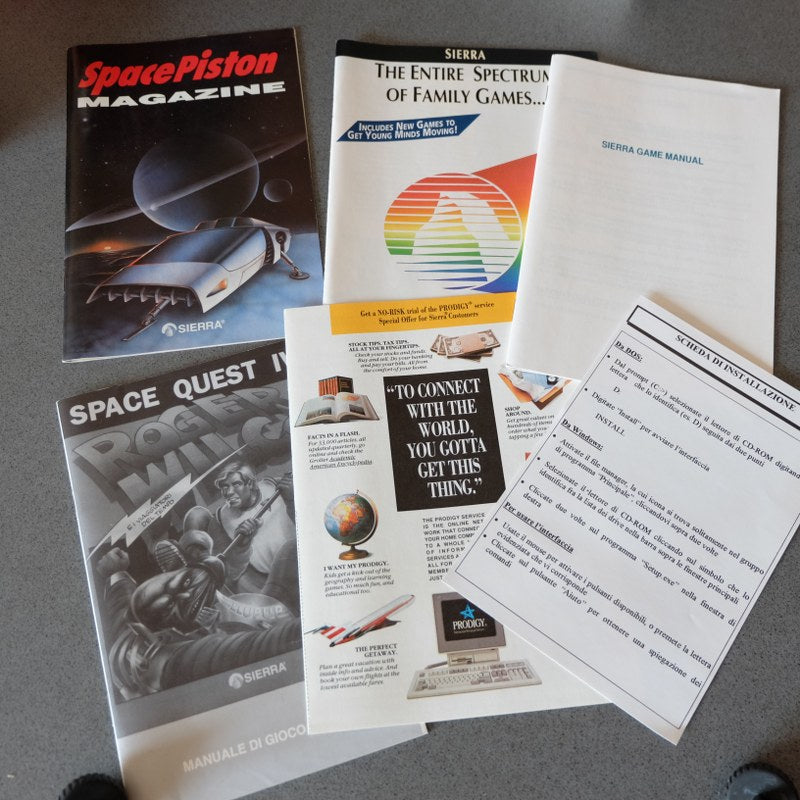 Space Quest IV Roger Wilco And The Time Rippers + Hint Book - Microsoft