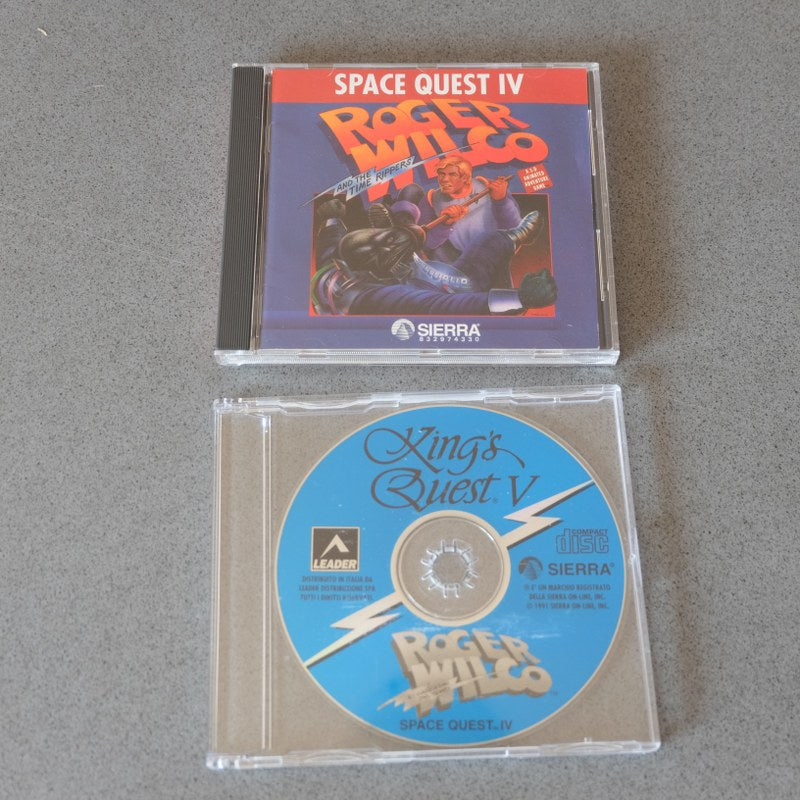 Space Quest IV Roger Wilco And The Time Rippers + Hint Book - Microsoft