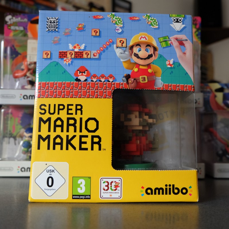 Super Mario Maker + Artbook + Amiibo Nuovo