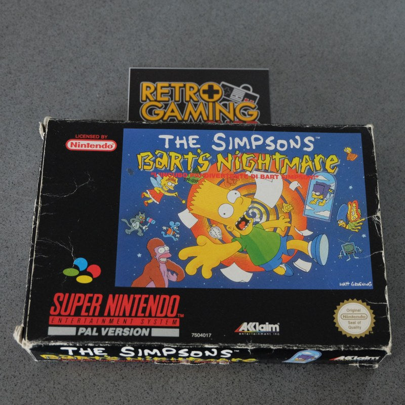 Vendita The Simpson's Bart's Nightmare - Retrogaming Shop