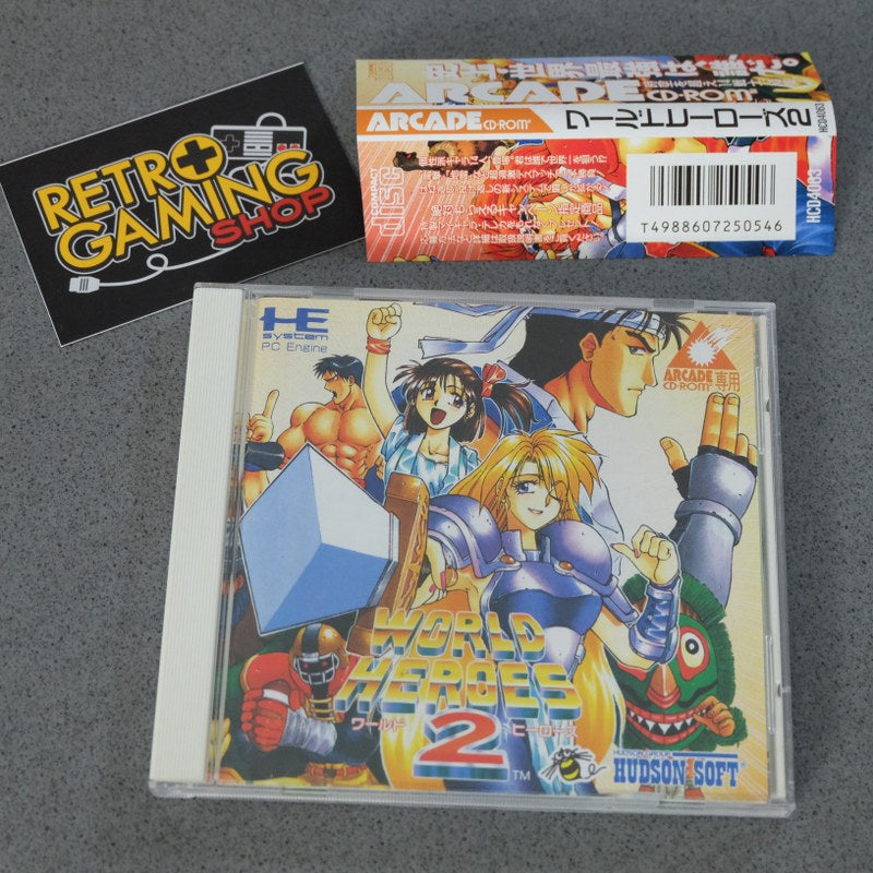 Vendita World Heroes 2 Pc Engine - Retrogaming Shop