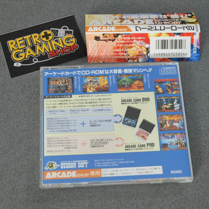 Vendita World Heroes 2 Pc Engine - Retrogaming Shop