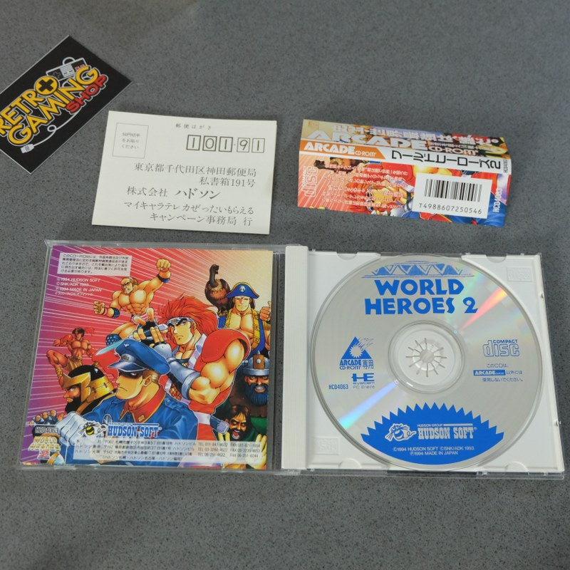 Vendita World Heroes 2 Pc Engine - Retrogaming Shop